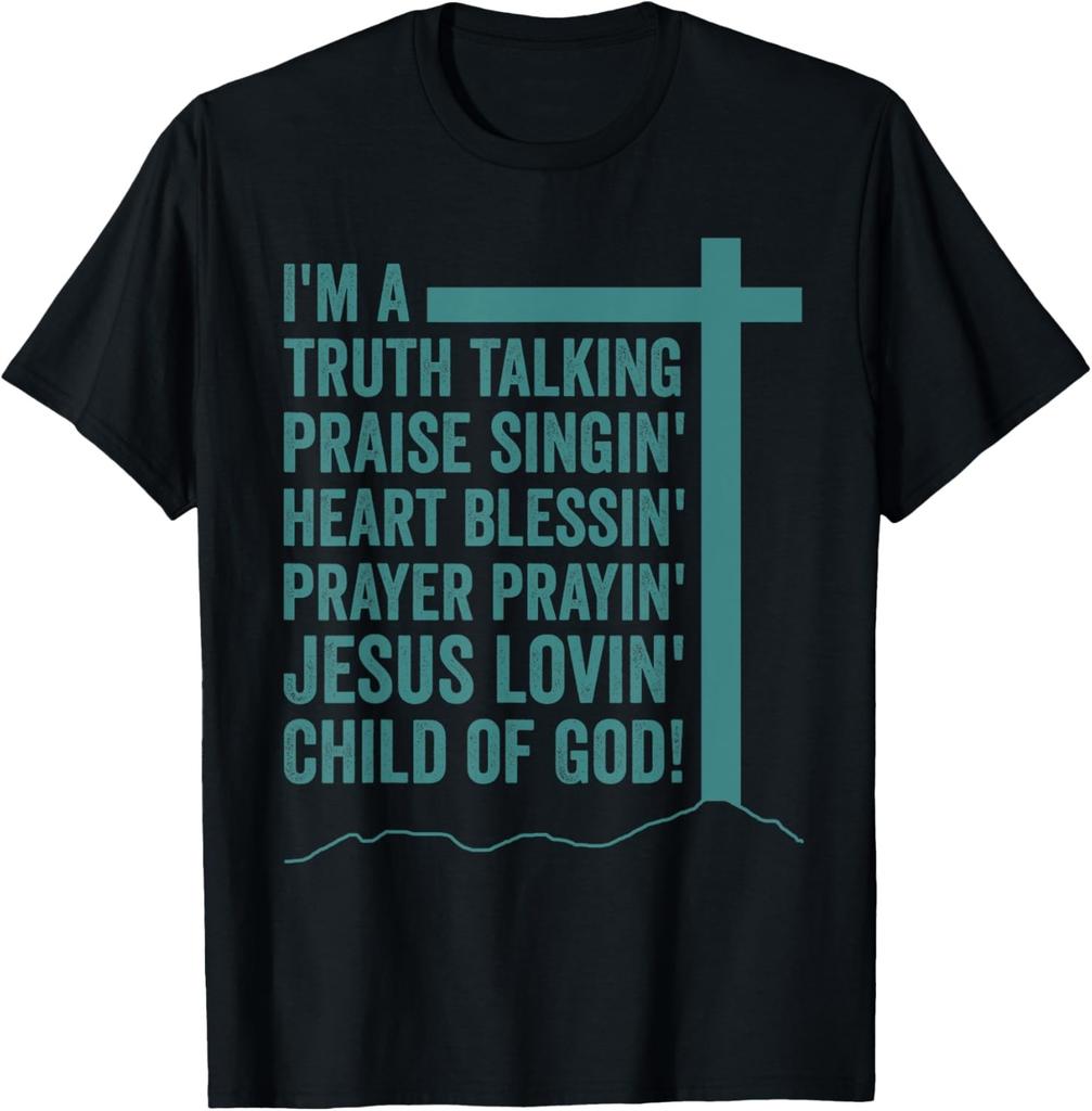 Funny Christian Gift For Men Women Teen Kid Child God Church T-Shirt
