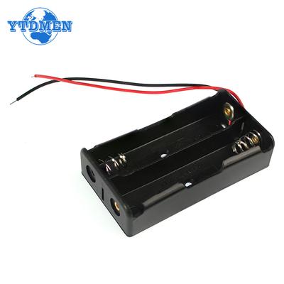 4 шт. Держатель-кейс для аккумуляторов 18650 с проводами, 1X 2X 3X 4X Пластиковые DIY-боксы для хранения аккумуляторов 18650, Кейс, Провод, Выводной пин