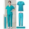Одежда для ручной стирки, женские короткие рукава, больничные хирургические халаты, больничные халаты для чистки, комплекты, длинная рабочая одежда для женщин