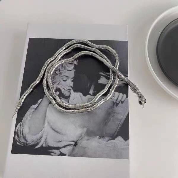 Ожерелье-воротник в форме змеи в европейском и американском стиле для женщин