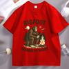 Bigfoot Grabbed My Weiner T Shirt Campfire Sasquatch TShirt Bigfoot Camping Tshirt Breathable Casual Round Neck Unisex Tees Top