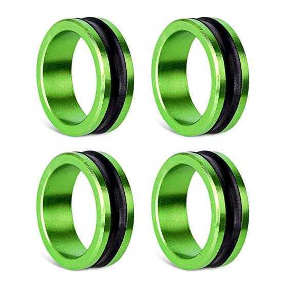 1/2/4 шт. Кольца для протяжки рыболовной лески, Не ржавеющие, Устойчивые к коррозии, Противоскользящая конструкция, Кольца для пальцев для протяжки, Рыболовные аксессуары