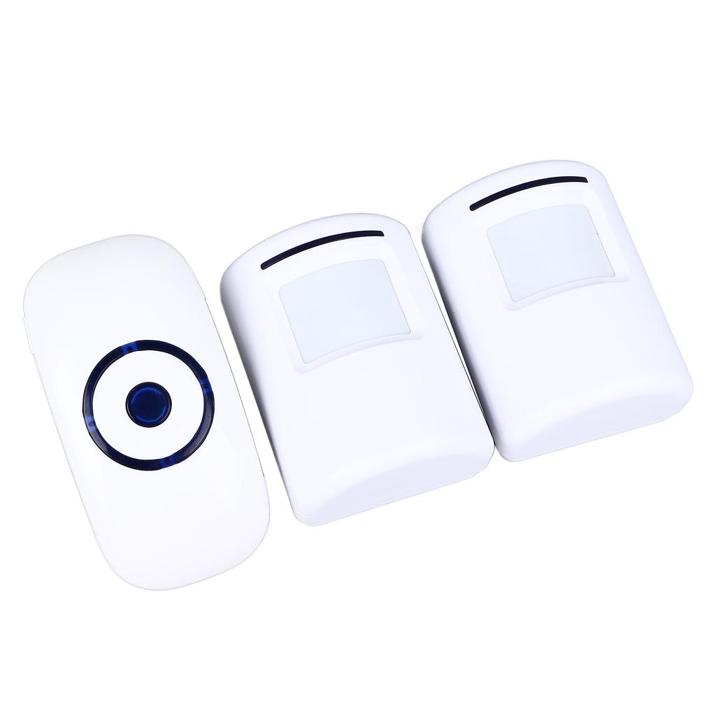 Infrared Sensor Door Bell with 2 Transmitter 1 Receiver Split Design Accurate Detection