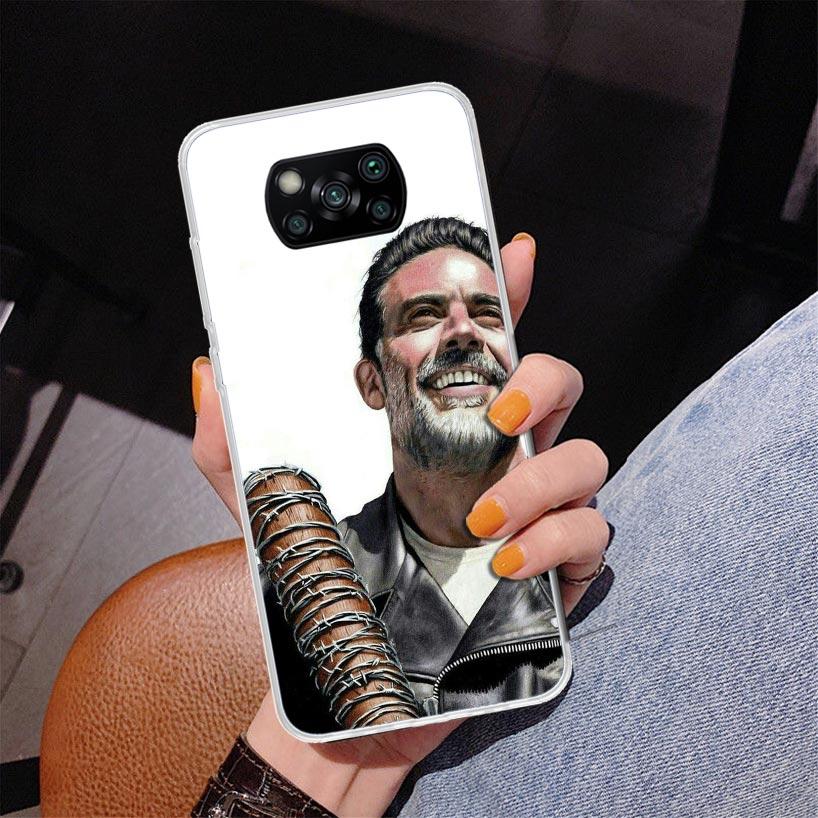 Negan The Walking Dead Phnoe Case for Xiaomi Poco X5 X6 X7 Pro X4 Gt F7 Ultra M8 M7 Redmi 15C 15 13C 13 12C 12 Unique Cover Coqu