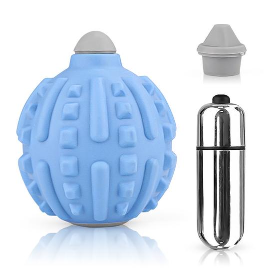 Вибрирующий массажный мяч, высокоинтенсивный массажер для облегчения боли, физиотерапия, портативный массажер для глубоких тканей, мяч для фасций