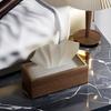 Деревянная коробка для салфеток Роскошная акриловая Эстетичная Элегантный футляр для салфеток Прямоугольная Простая коробка для салфеток Домашний стол Хранение Декор