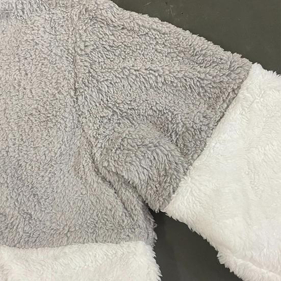 Men Hooded Fleece Jacket Adjustable Drawstring Long Sleeve Zipper Closure Coat Autumn Winter Warm Outerwear