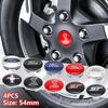 AAANW1 4Pcs 54mm ABS Car Wheel Center Caps Hub Rim Cover Replacement For Ford Focus MK2 Fiesta Mondeo Auto Tuning Styling Accessories