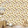 Wallpaper Sweet Pastries Vintage Style for Living Room and Bedroom 50x1000