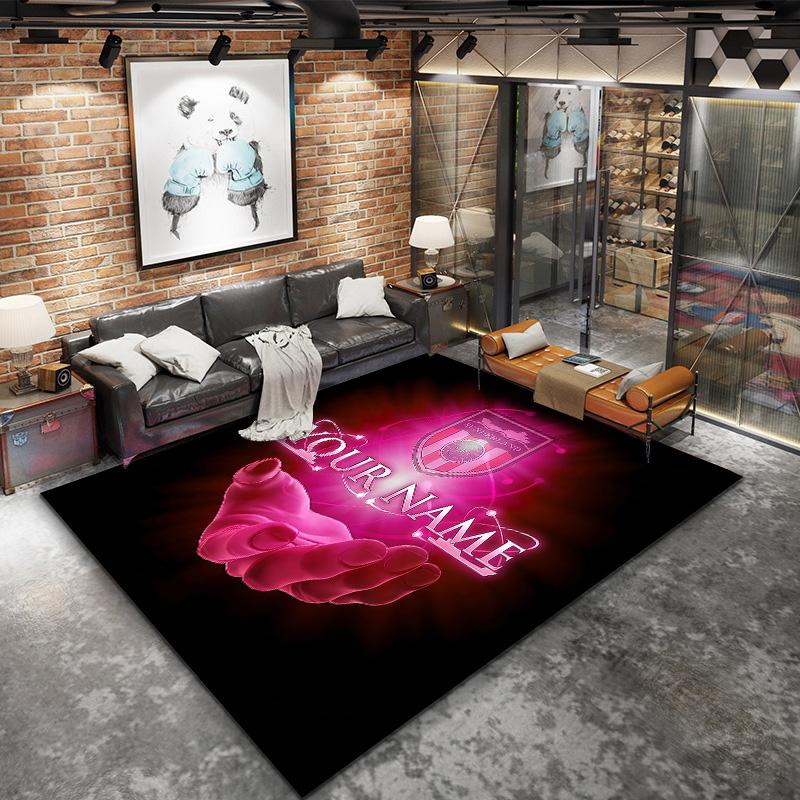 Sunderland Association Football Club Custom Name Carpet Rug For Living Room Bedroom Home Sofa Decoration Kids Play Nonslip Floor Mat