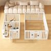 Modular Pet Playpen, Plastic Indoor/outdoor Animal Fence, Small/medium Dog Cage, Rabbit Enclosure with Gate, Secure