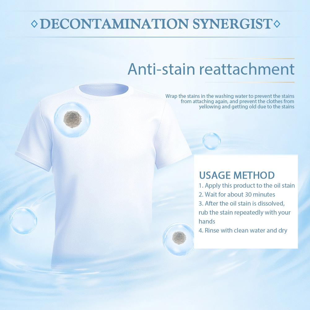 Active Enzyme Clothing Stain Stain Remover 120ml Portable Dissolve Oil Stains Strong Stain Removers For Down Jacket T-Shirt