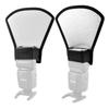 2PCS Camera Flash Diffuser Softbox Silver and White Reflector for Canon