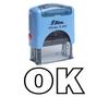 OK Self Inking Rubber Stamp Office Стационарный пользовательский блестящий штамп