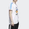 adidas Neo Donald Duck Повседневная футболка с круглым вырезом Мужские топы белые GJ5648