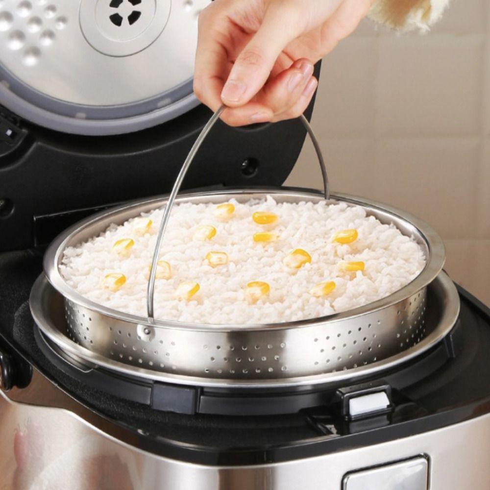 Корзина для пароварки с мелкой сеткой, ручкой и подставкой, корзина для слива воды, подставка для варки на пару, овощи