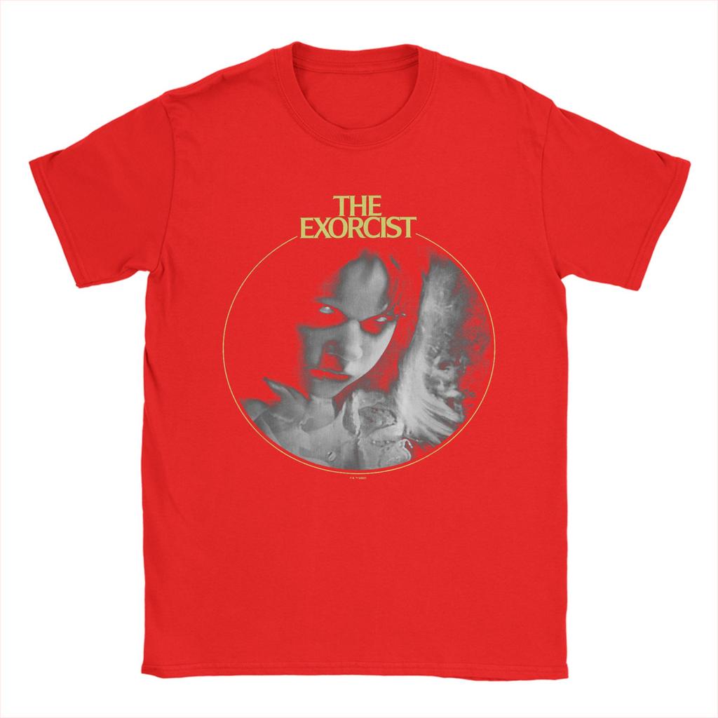 The Exorcist Scary Film TShirt Summer Cotton T Shirts For Man Harajuku Design Tee Shirt ShortSleeved Y2K Basic Top Tees
