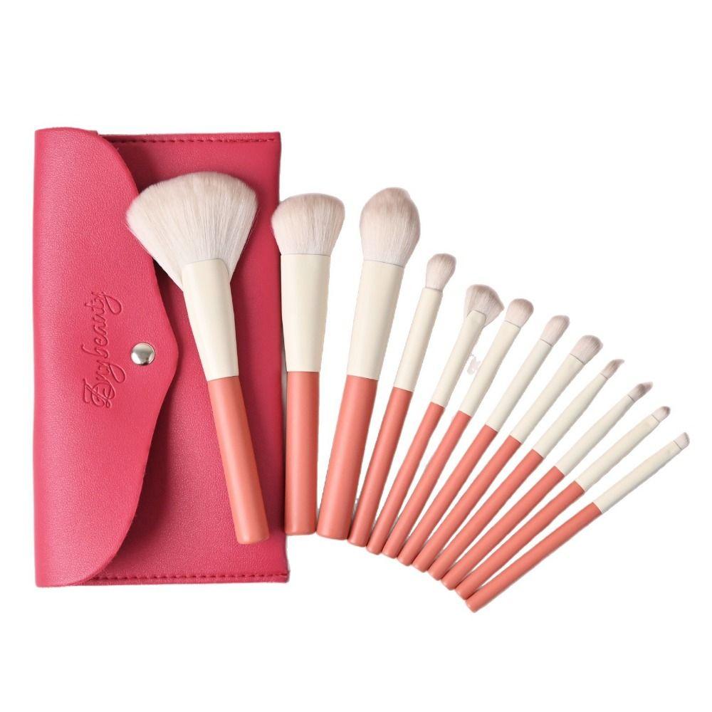 Soft Hair Foundation Brush Fluffy Concealer Brush Cosmetic Brushes Kit Eye Shadow Brush  Blush