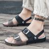 2024 Новые летние туфли Hole Shoes Men's Thick Sole Baotou Half Slippers Outdoor Men's Beach Sandals