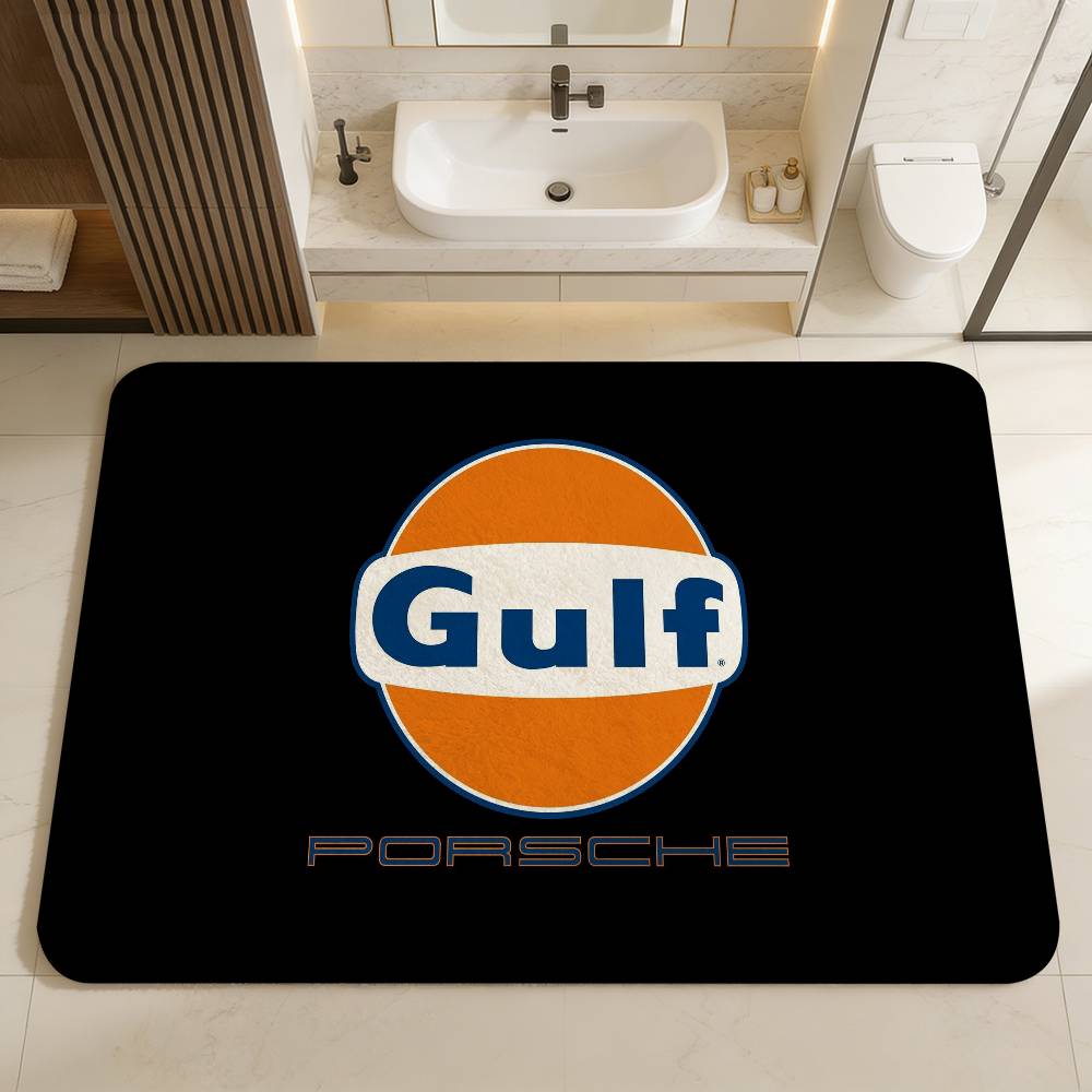 G-Gulfs Racing Logo Entrance Door Mat Nordic Style Home Doormat Bathroom-Toilet Mats Bedroom Hotel Decor Mat
