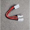 AGASHE 50A Battery Adapter: Y-type shunt, 8/10/12AWG automotive cable, heavy-duty modular power connector, quick release, 7.8in/