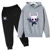 Горячая игра Hollow Knight детские Худи дети Мода Новые Популярные Личность Аниме Худи Харадзюку Толстовки комплекты худи для мальчиков
