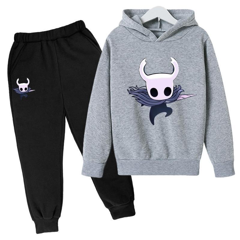 Горячая игра Hollow Knight детские Худи дети Мода Новые Популярные Личность Аниме Худи Харадзюку Толстовки комплекты худи для мальчиков