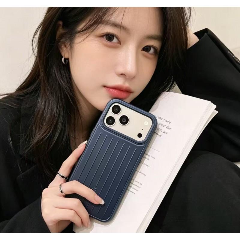 Чехол для телефона в стиле RIMOWA для iPhone 17 Pro Max 16 15 14 13 Ударопрочный Защита от царапин Полное покрытие