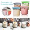 4 Pack 16oz Pints Replacement Ice Cream Cup BPA-Free Durable