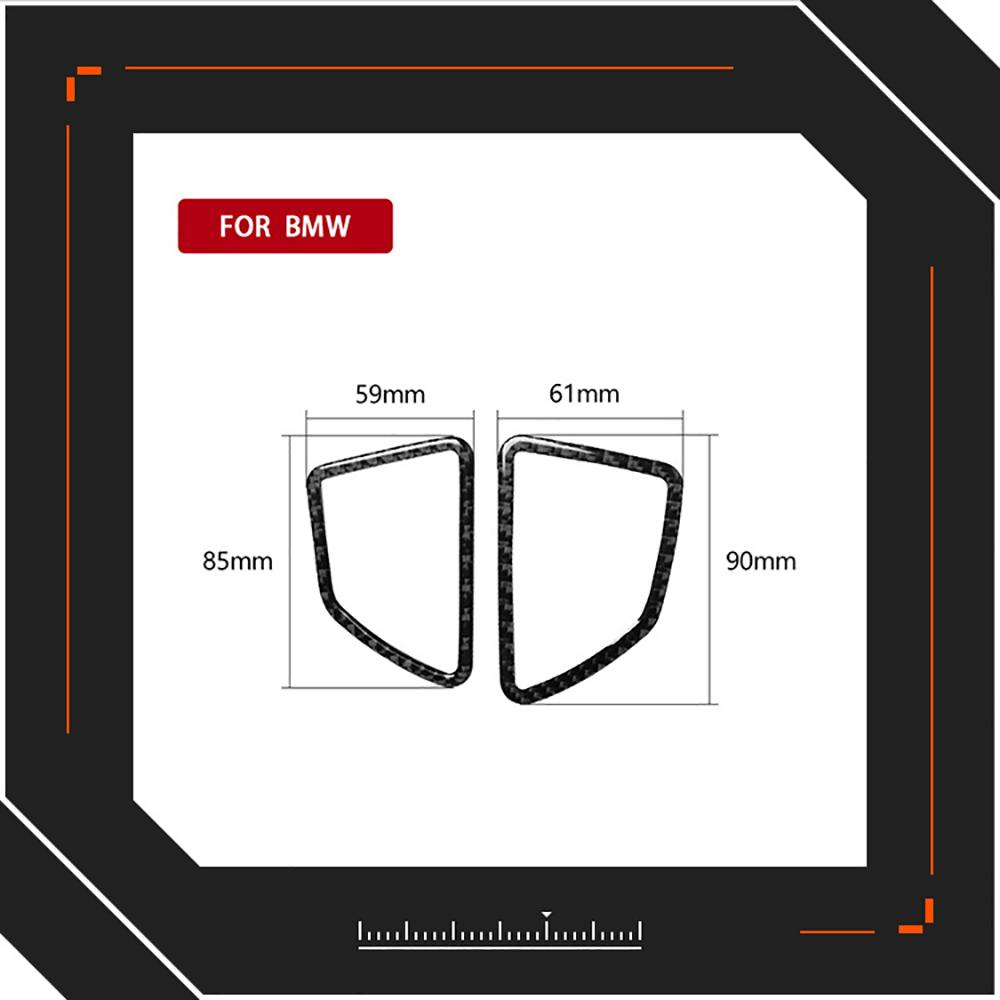 Для BMW X5 E70 X6 E71 2008-2013 Автомобильный стайлинг Карбоновый автомобильный приборный воздухозаборник Декоративные наклейки Аксессуары для салона автомобиля
