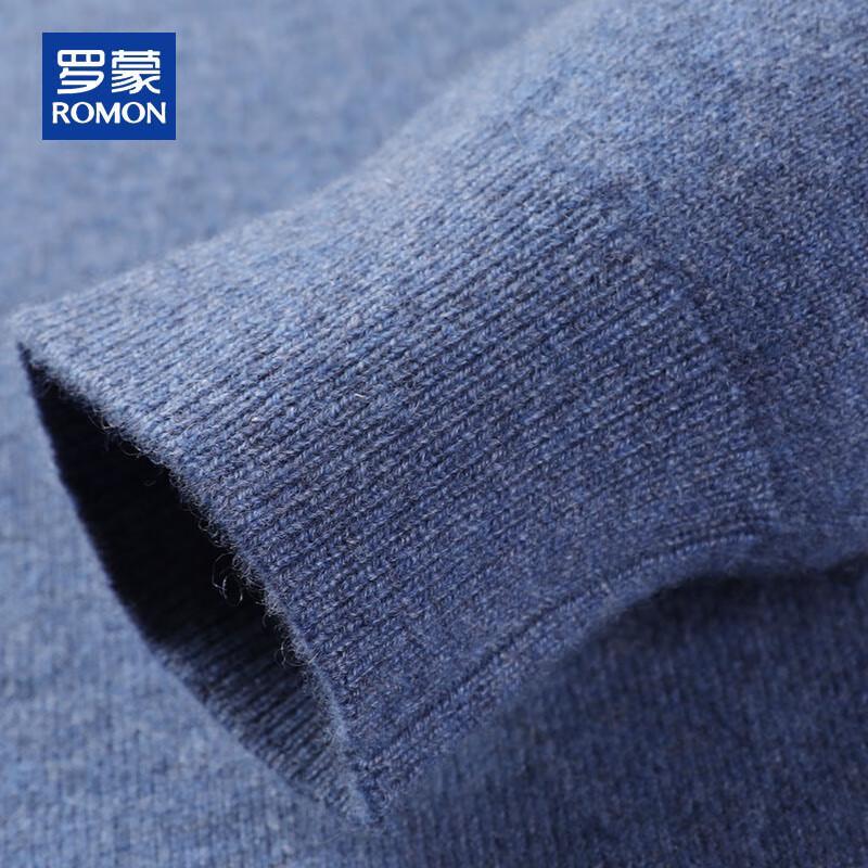ROMON Мужской пуловер из 100% чистого кашемира с круглым вырезом