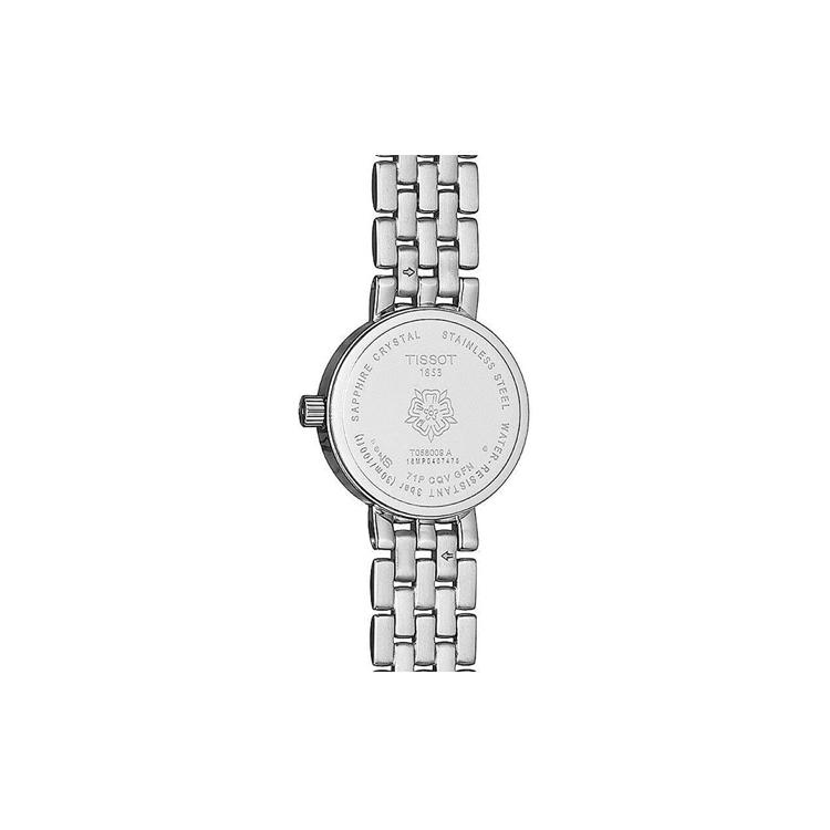 Tissot Женские часы Le Ai Collection с кварцевым механизмом 19,5 мм, черный циферблат, корпус из нержавеющей стали T058.009.11.051.00