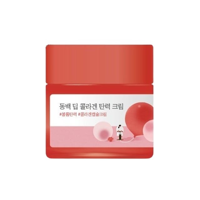 ROUND LAB Крем для лица с коллагеном Camellia Deep Collagen, укрепляющий, 50 мл – Интенсивное увлажнение, повышение упругости и антивозрастной уход