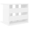 Vinyl Record Storage White 42 x 33 x 36 cm Wood Material