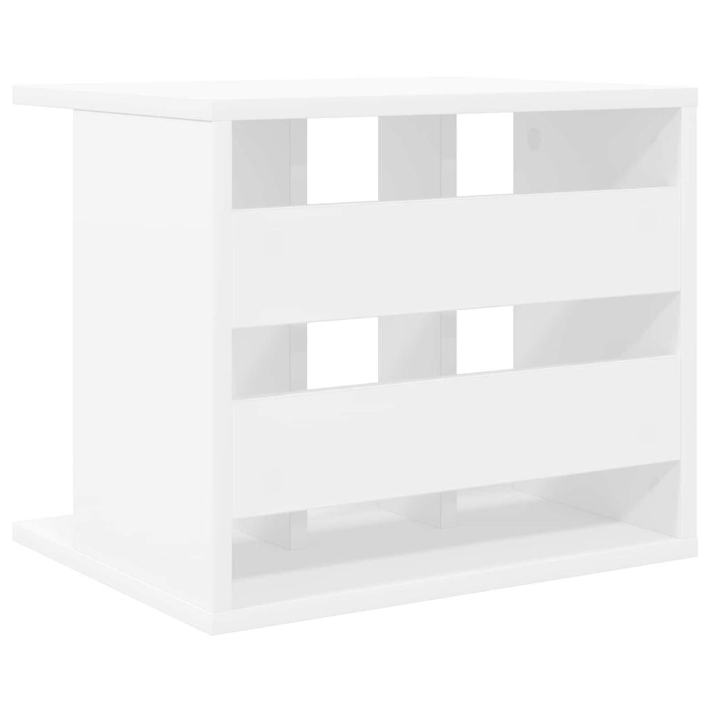 Vinyl Record Storage White 42 x 33 x 36 cm Wood Material