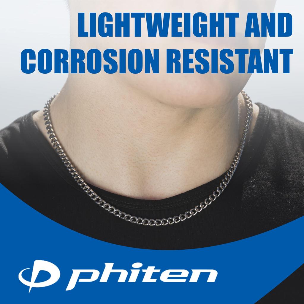 Ожерелье phiten титановая цепочка ожерелье 50см
