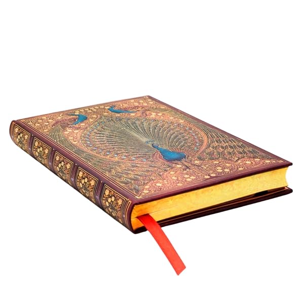 Paperblanks PB9891-1 Hafez's Peacock Hardcover Ruled Notebook, Mini