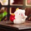 6 шт. Мини-украшение Lucky Cat, мультяшный котенок, кукла, фигурка, микропейзаж, украшение для интерьера автомобиля, домашнего рабочего стола