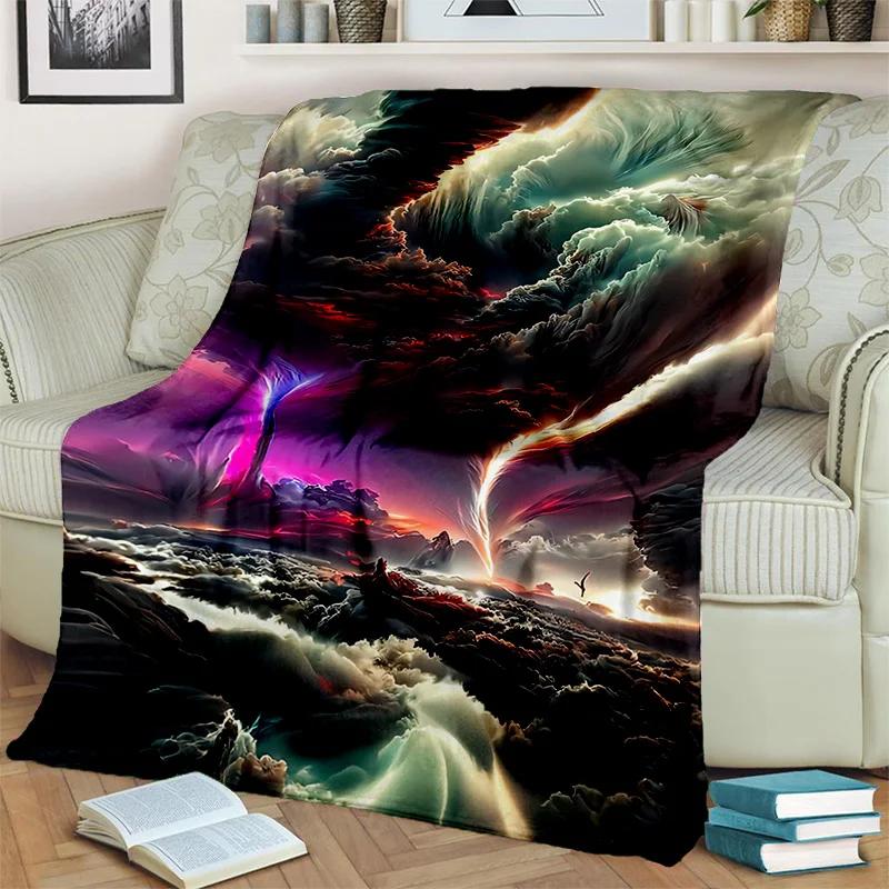 Одеяло Dream Natural Tornado Cloud Twister, мягкое одеяло для дома, спальни, кровати, дивана, пикника, путешествия, офиса, детское одеяло