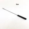Stainless Steel 24CM Tube Handle Multi-Use Fork for BBQ, Hot Pot, Cheese, Chocolate, Fruit, and Cake