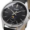 Casio Standard Moon Phase Analog Watch Round Face Leather Band Black Overseas Model [Casio] Men's MTP-M100L-1AV [Item]