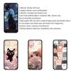 For Samsung Galaxy S24 S23 iPhone 16 15 14 Xiaomi Redmi Note 13 12 11 10 8 Plus 9 Pro Max X XR A15Phone Case Anime Cat Meow Lovely OPPO Huawei Cover