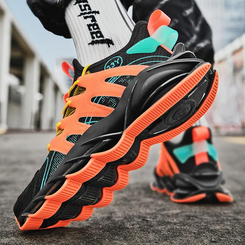 Мужская обувь Кроссовки Мужские теннисные туфли Роскошные мужские повседневные кроссовки для бега Дышащие модные мокасины Кроссовки для мужчин