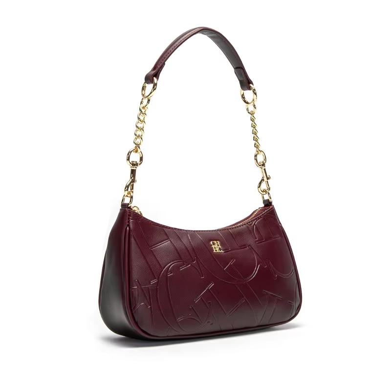 Модная Сумка-Полумесяц Большой Вместимости Женская Сумка Через Плечо Crossbody от Люксового Бренда Модная Разделенная Прочная Простая