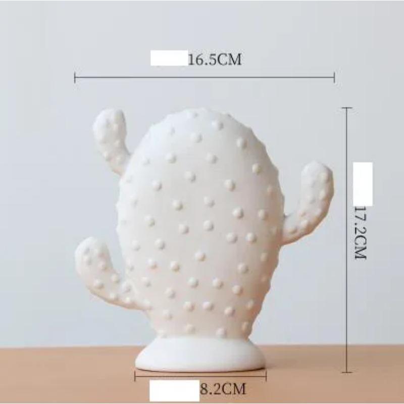 Скандинавские простые керамические растения, украшения кактусов, ремесла, искусство, дом, гостиная, аксессуары для стола, офисные настольные статуэтки, украшение