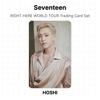 Seventeen RIGHT HERE WORLD TOUR Набор коллекционных карточек Официальная фотокарточка