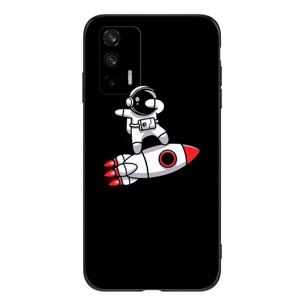 Чехол для Realme GT 5G, мягкая силиконовая задняя крышка для телефона OPPO RealmeGT RMX2202, чехол 6,43 дюйма; Черный чехол из ТПУ милый забавный