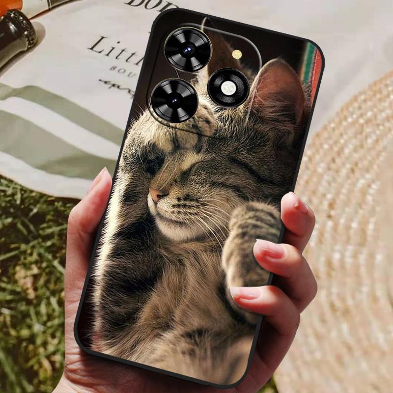 Для Infinix Hot 40 Чехол Hot40 Pro Роскошный Телефон Силиконовая Задняя Крышка Для Infinix Hot 40 Pro / hot 40i Чехлы Защитный Чехол Capas