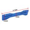 Aluminum Rear Low Subframe Strut Brace Plate for Civic ES EP3 01-05 Acura RSX DC5 02-06 Gold Silver Red Blue Support plate