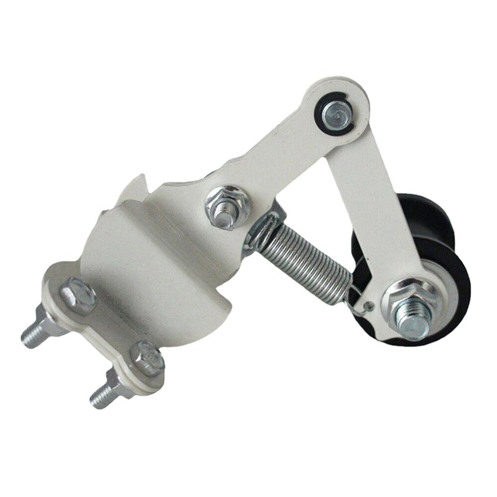 Motorcycle Chain Adjuster with Guide Wheels Pulley Chain Tensioner Iron Motorbike Chain Tensioner for 50cc-500cc ATV Motocross